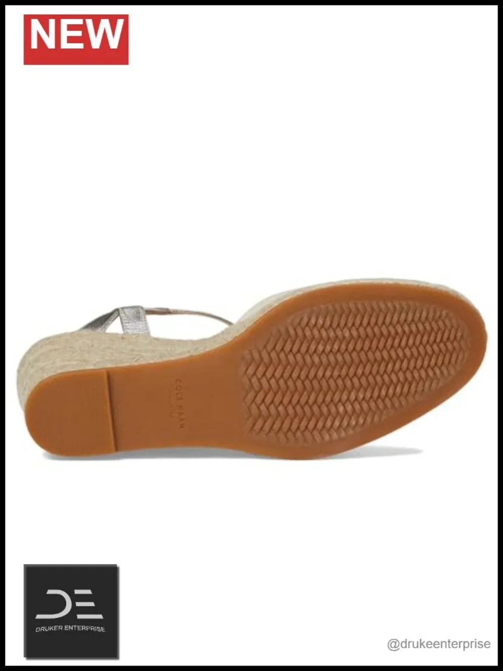 Cole Haan Cloudfeel Espadrille Wedge 80mm Women's Sandal Ankle Strap
